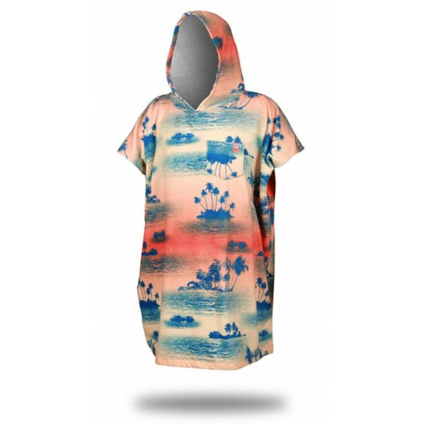 Surf Poncho - After Essentials - Surfponcho "Palm Tree" in sunset