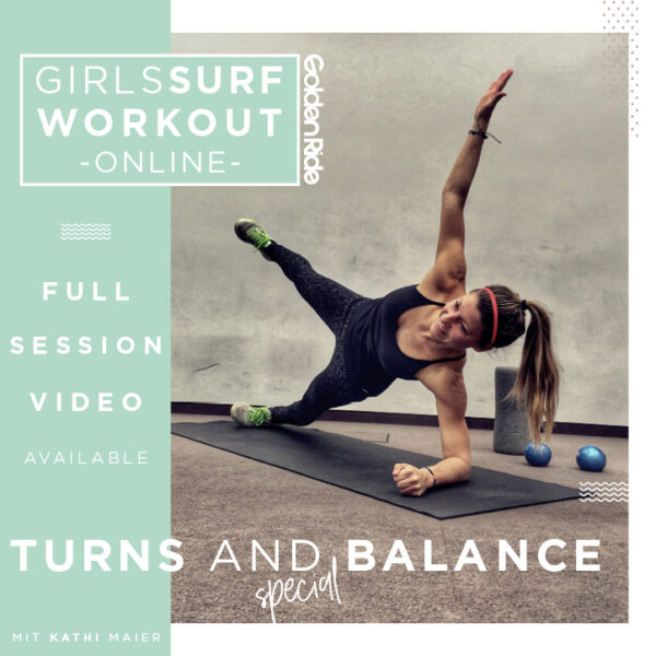 Girls Surf Workout Online Turns and Balance Special